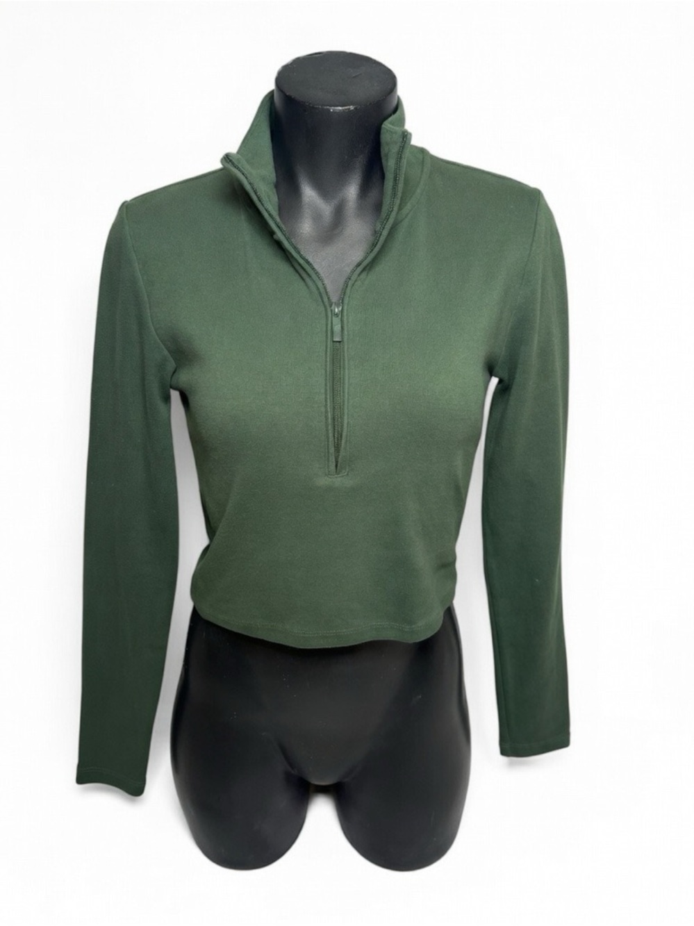 Sunday Best Forest Green Knit Top with White Label